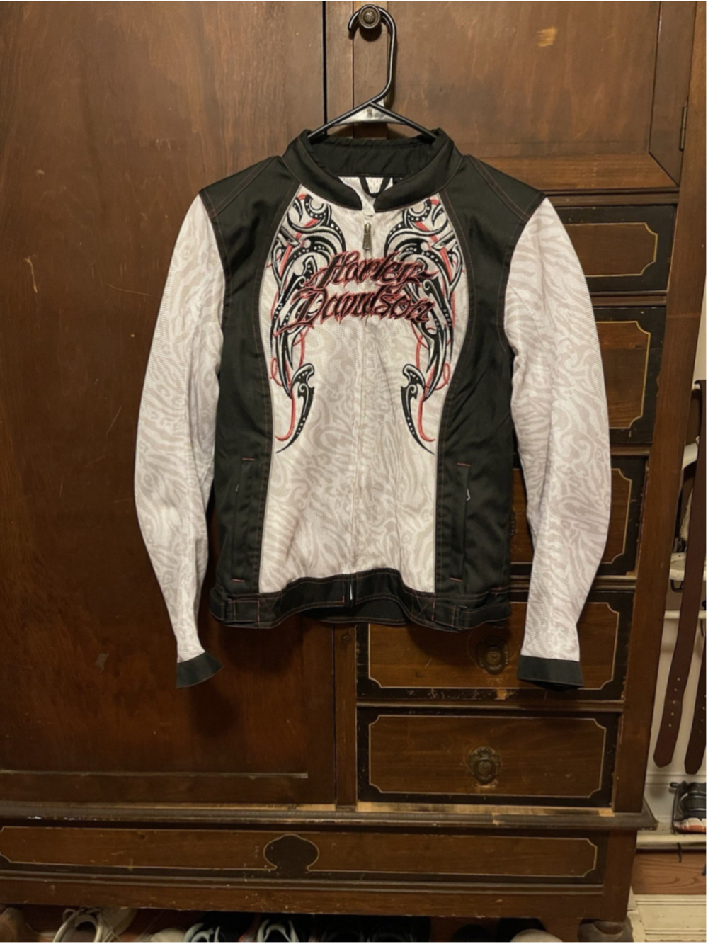 Vintage Womans Harley Davidson Riding Jacket Size Small
